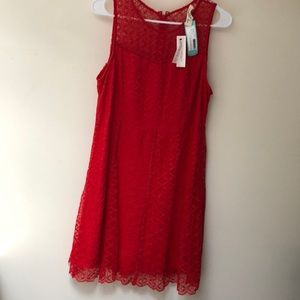 NWT Stitch Fix Red Lace Dress